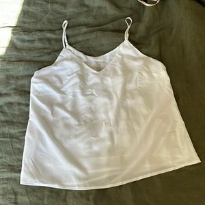 Off white chiffon blouse